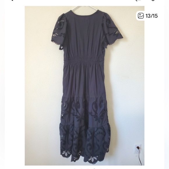 Anthropologie somerset maxi flutter dress - Picture 4 of 6